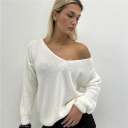 maglione con scollo a v over week